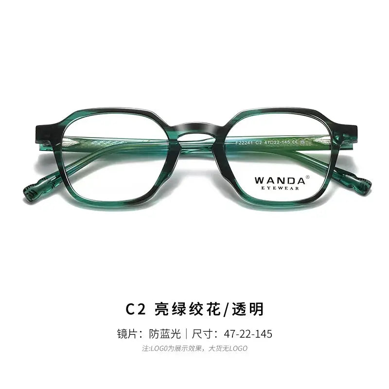 Women's Polygon Full Rim TR90 Prescription Glasses 22241 — view 3 | Rx Spectacle