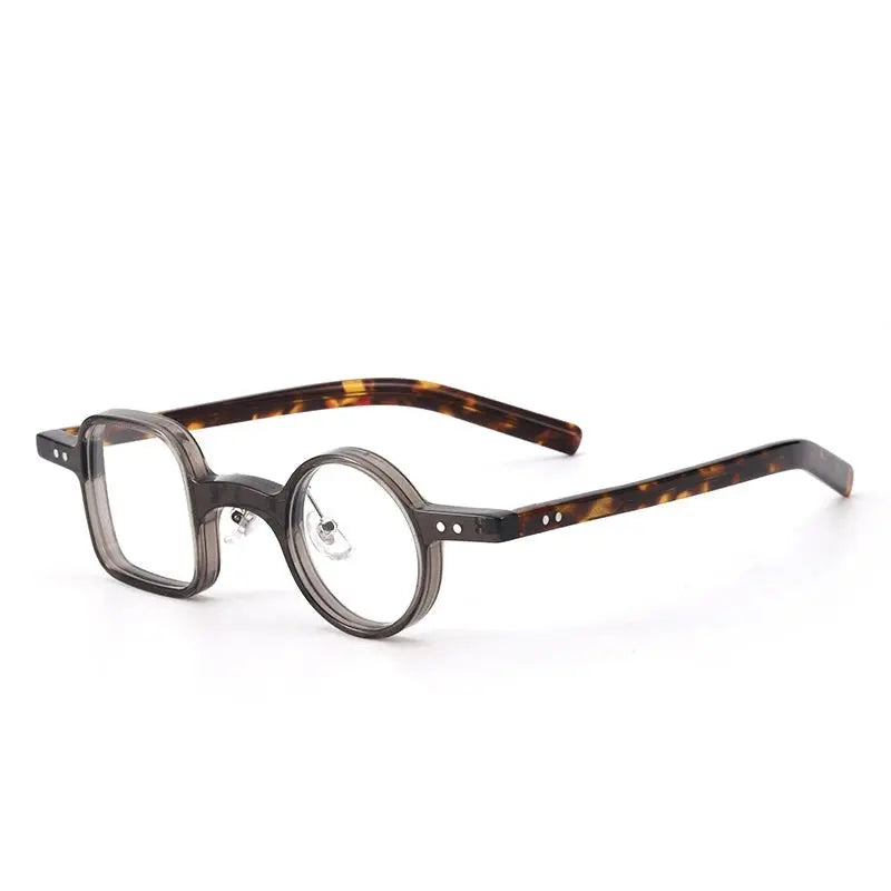 Unisex Square Full Rim Acetate Prescription Glasses 98208 — view 3 | Rx Spectacle