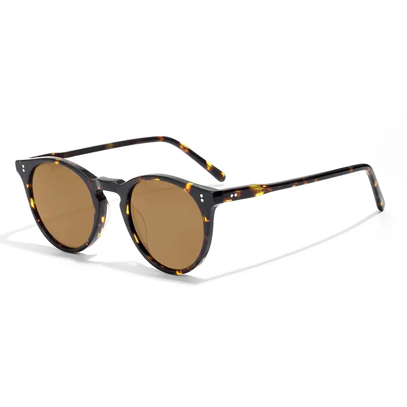 Round Full Rim Acetate Prescription Glasses 605183 — view 7 | Rx Spectacle
