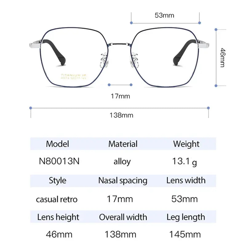 Women's Polygon Full Rim Prescription Glasses 680013 — view 2 | Rx Spectacle