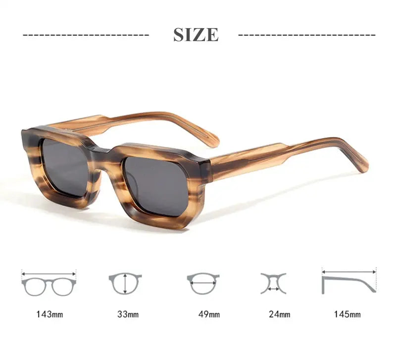 Unisex Browline Full Rim Acetate Prescription Glasses 366037 — view 2 | Rx Spectacle