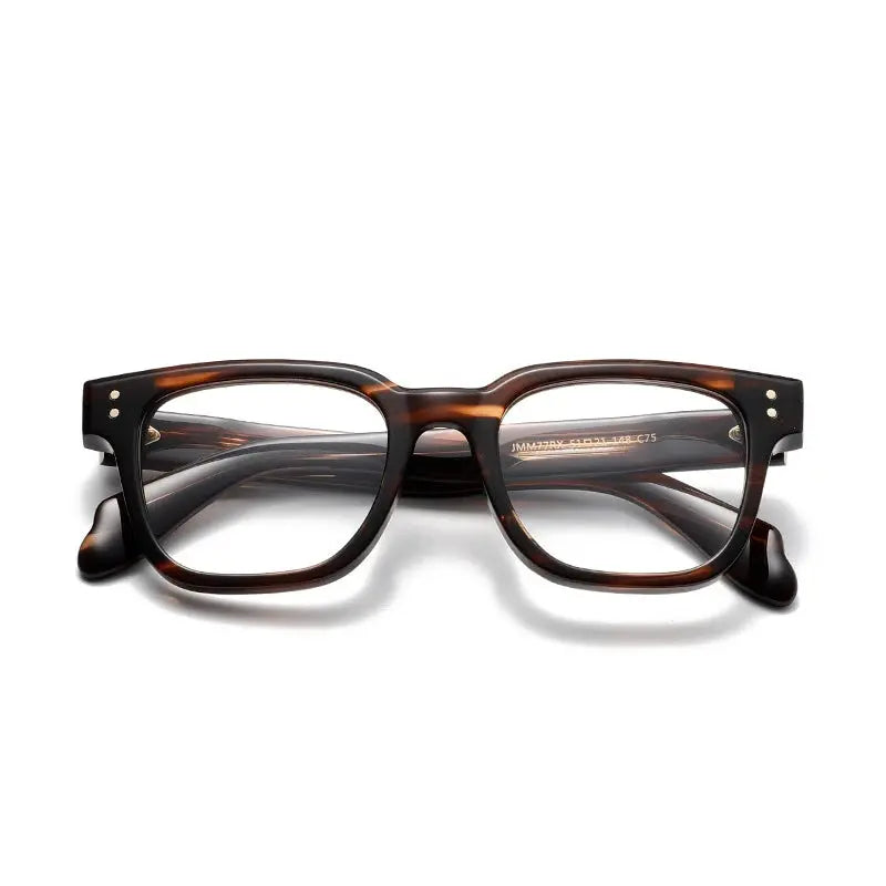 Unisex Square Full Rim Acetate Prescription Glasses 91477 — view 1 | Rx Spectacle