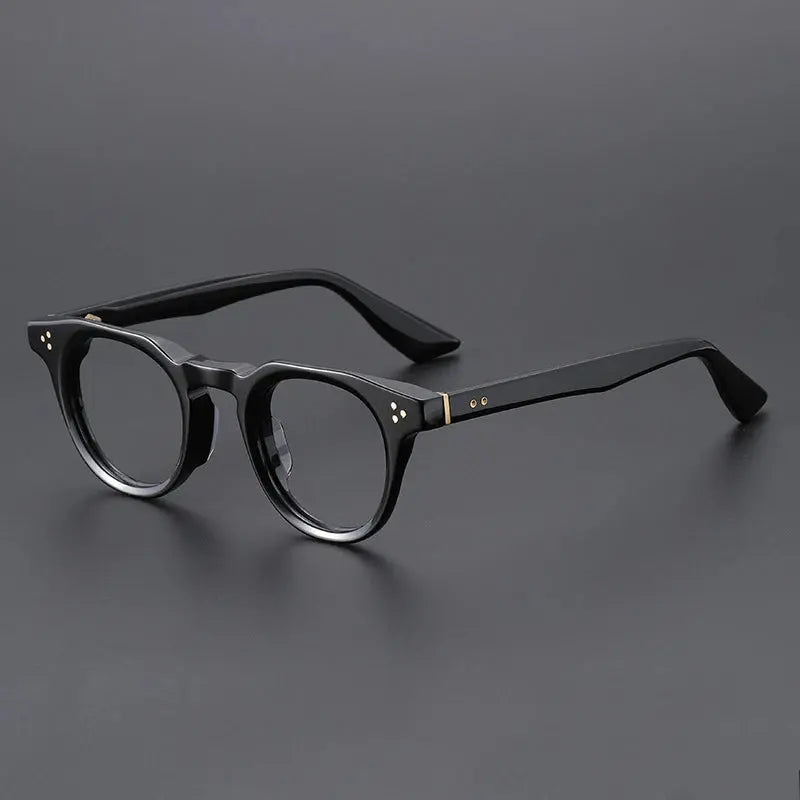 Unisex Browline Full Rim Acetate Prescription Glasses 655008 — view 5 | Rx Spectacle