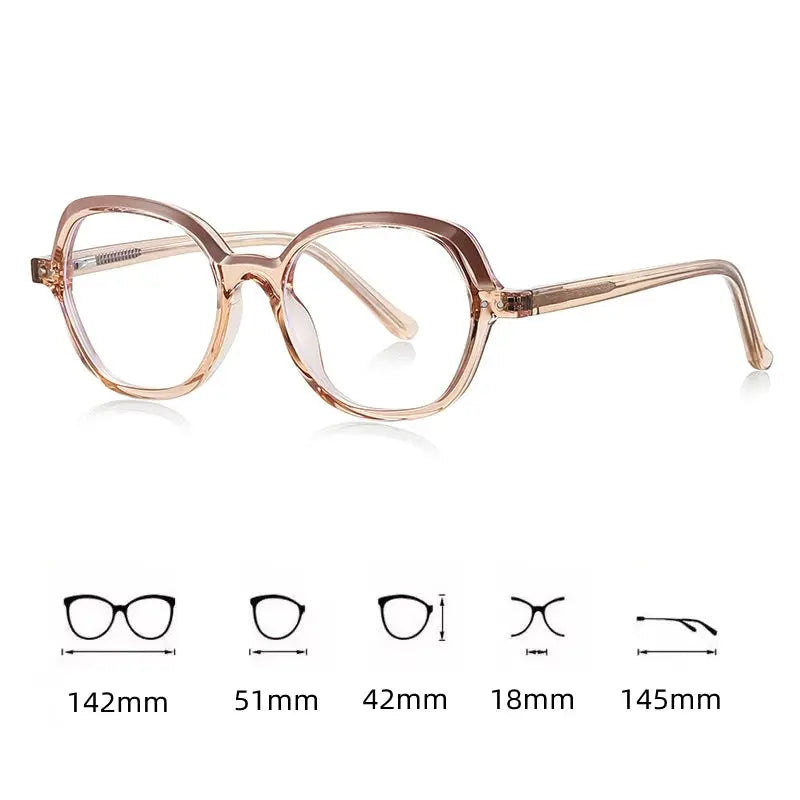 Women's Oval Full Rim TR90 Reading Glasses 242051 — view 2 | Rx Spectacle