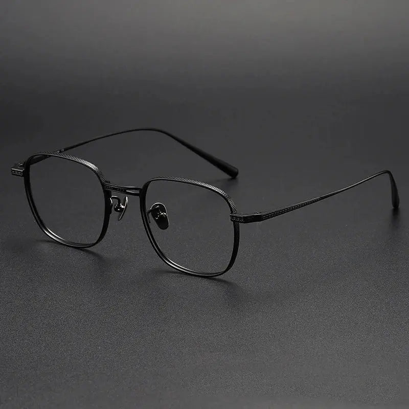 Women's Square Full Rim Titanium Prescription Glasses 227025 — view 4 | Rx Spectacle