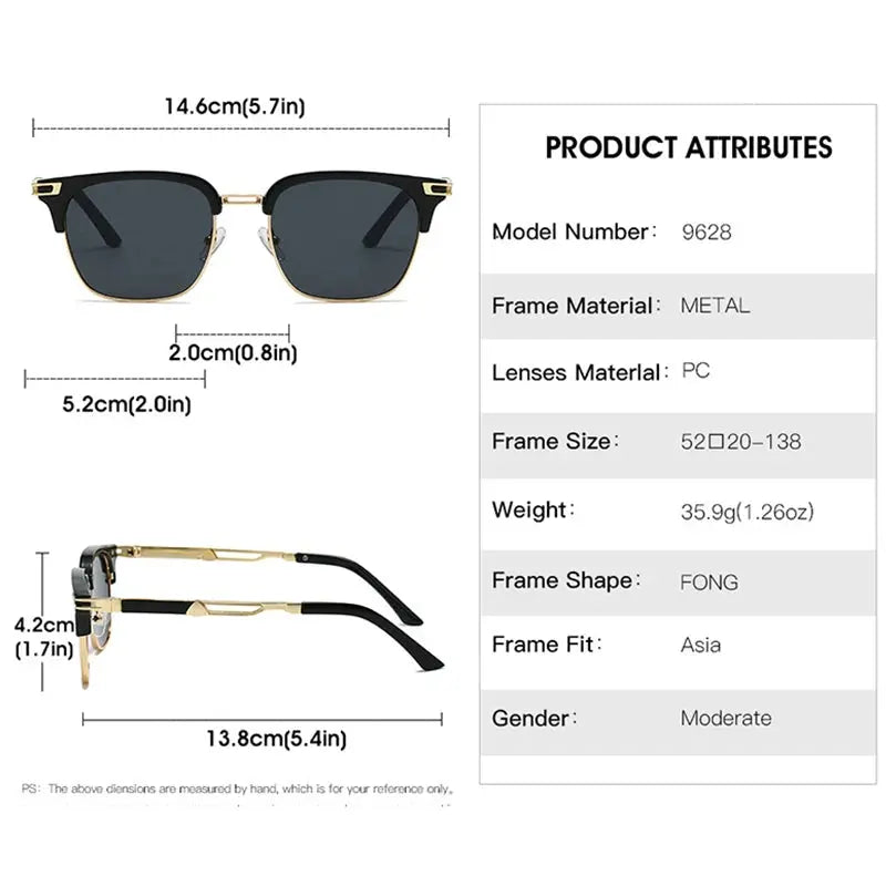 Unisex Square Full Rim Acetate Prescription Glasses 962800 — view 2 | Rx Spectacle