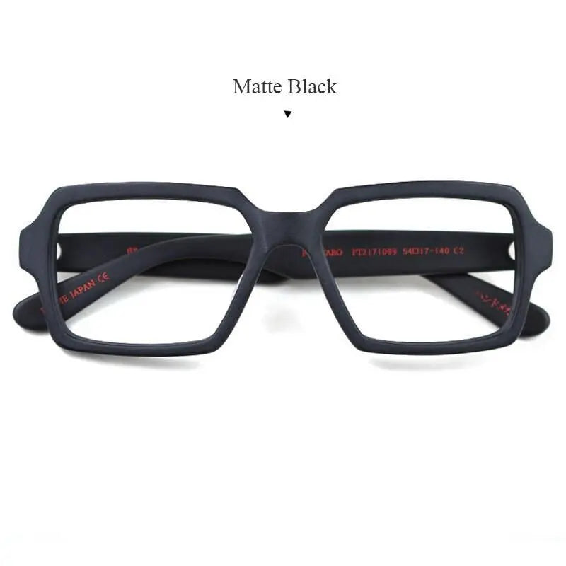 Men's Square Full Rim Acetate Oversized Prescription Glasses Ft2171099 — view 2 | Rx Spectacle