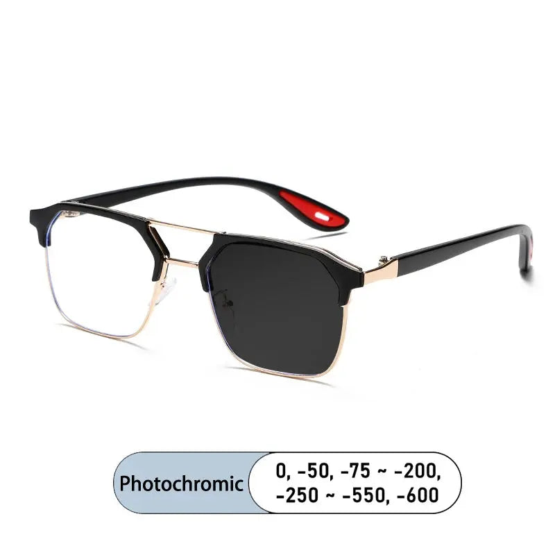 Unisex Square Full Rim TR90 Double Bridge Reading Glasses 968329 — view 7 | Rx Spectacle