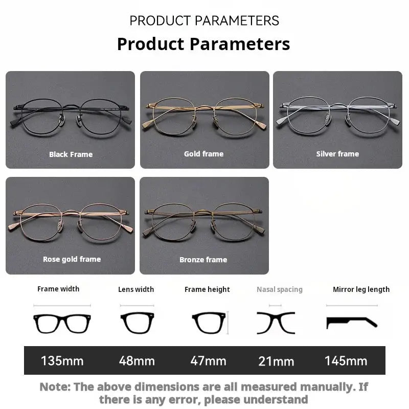 Women's Polygon Full Rim Titanium Prescription Glasses 72184 — view 2 | Rx Spectacle
