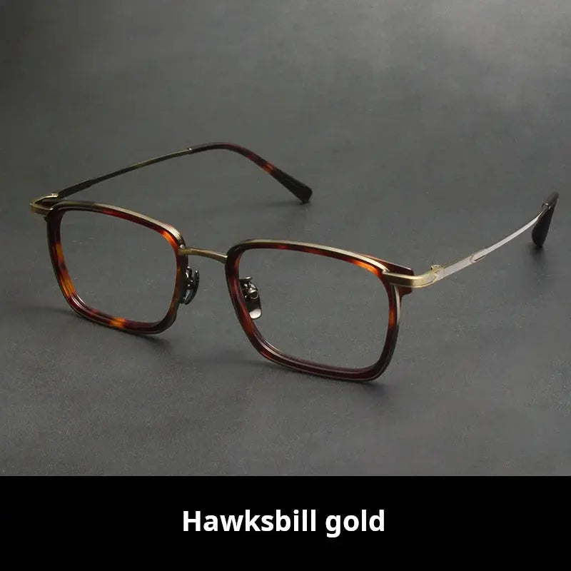 Unisex Square Full Rim Titanium Prescription Glasses 721610 — view 3 | Rx Spectacle
