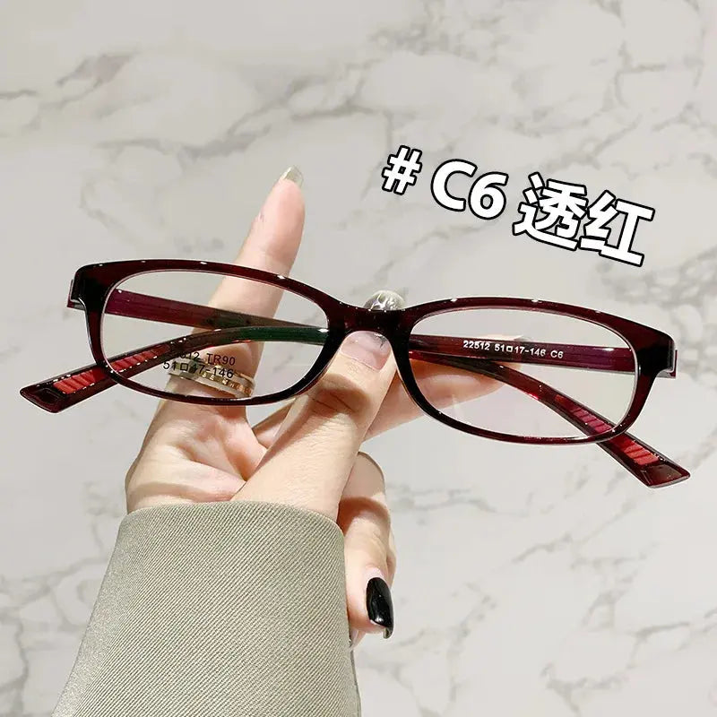 Unisex Oval Full Rim TR90 Prescription Glasses 22512 — view 4 | Rx Spectacle