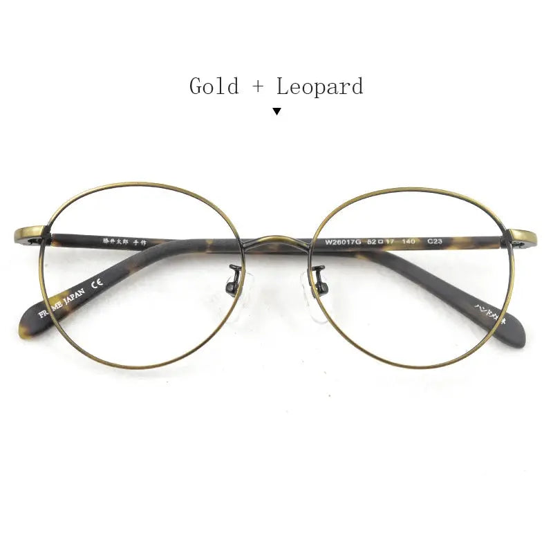 Unisex Round Full Rim Alloy Prescription Glasses 826017 — view 6 | Rx Spectacle