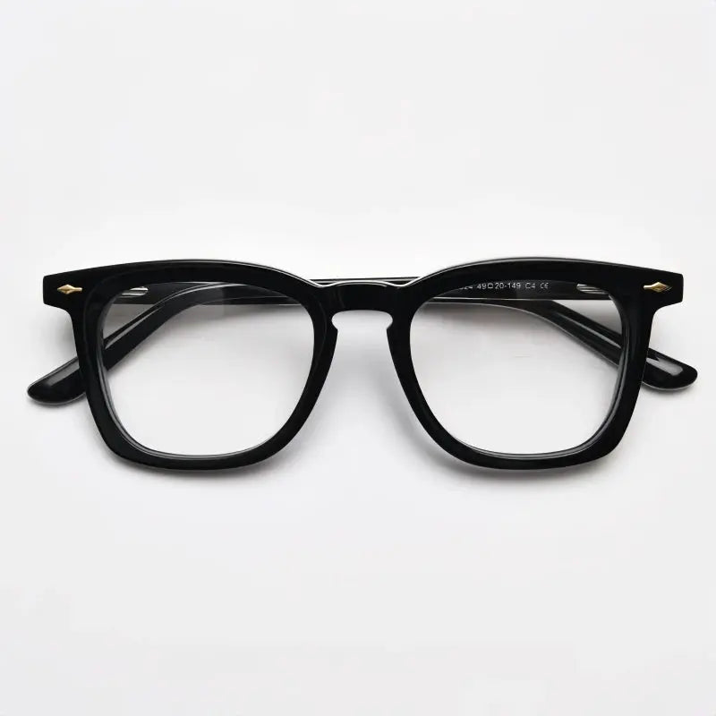 Unisex Square Full Rim Acetate Prescription Glasses 98624 — view 3 | Rx Spectacle