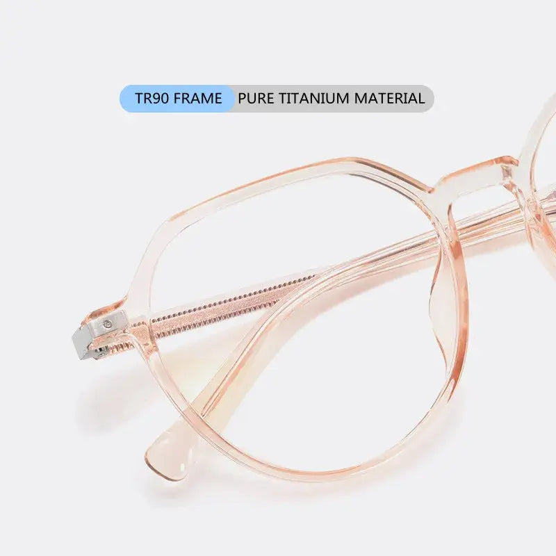Unisex Oval Full Rim TR90 Flat Top Reading Glasses 7810 — view 4 | Rx Spectacle