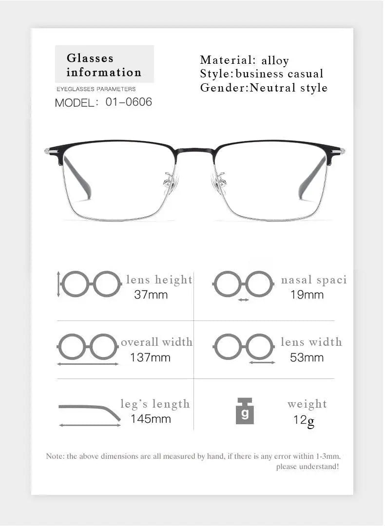 Men's Full Rim Prescription Glasses 0608-0606 — view 19 | Rx Spectacle