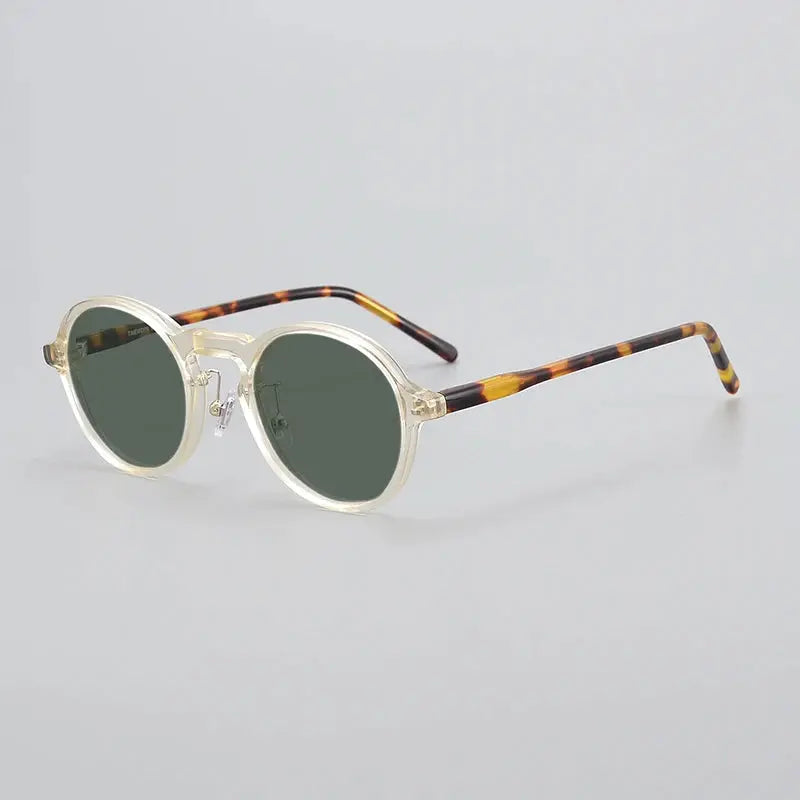 Unisex Round Full Rim Acetate Prescription Glasses 14543 — view 14 | Rx Spectacle