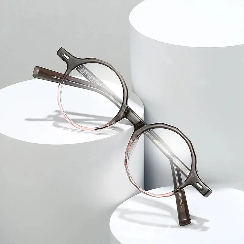 Women's Round Full Rim TR90 Reading Glasses 28008 — view 1 | Rx Spectacle