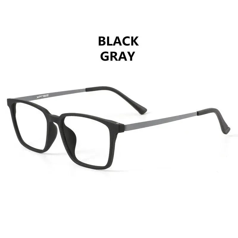 Unisex Square Full Rim Titanium Reading Glasses 98221 — view 5 | Rx Spectacle
