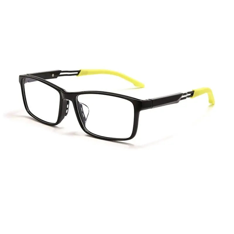 Unisex Square Full Rim Ultem Sports Glasses 6202g — view 5 | Rx Spectacle