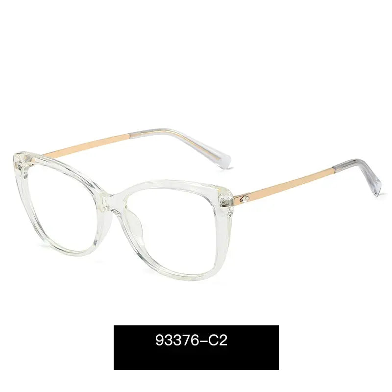 Women's Cat Eye Full Rim TR90 Prescription Glasses 93376 — view 6 | Rx Spectacle