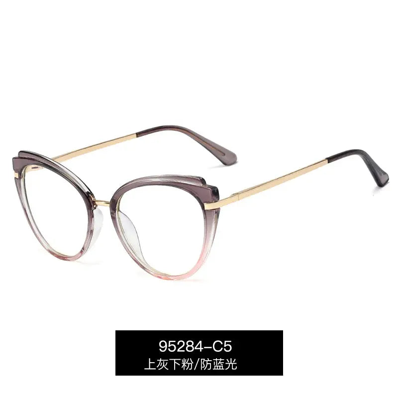 Women's Oval Full Rim TR90 Prescription Glasses 95284 — view 7 | Rx Spectacle