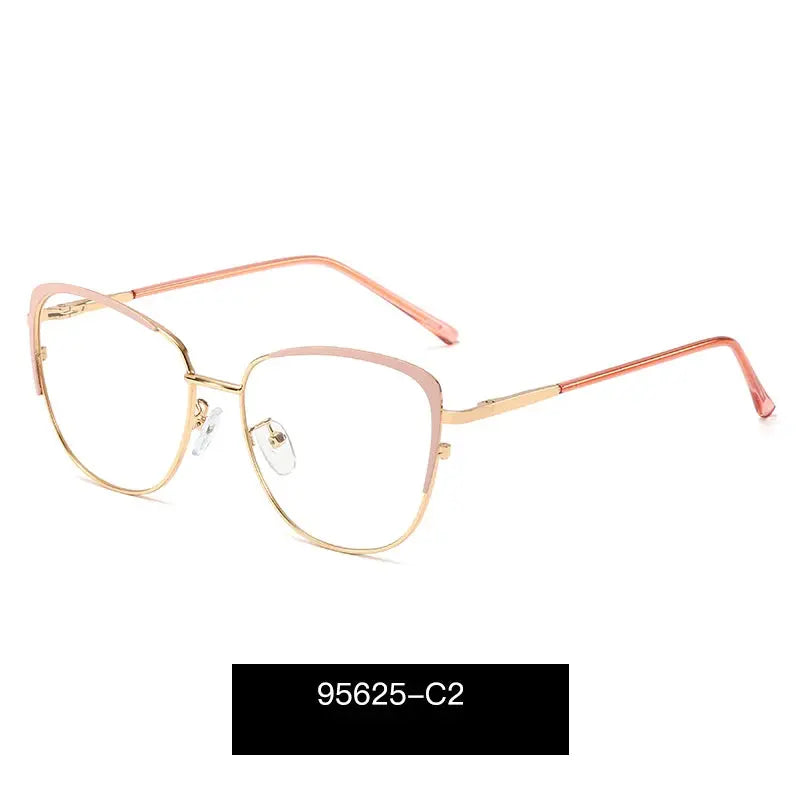 Women's Cat Eye Full Rim TR90 Prescription Glasses 95625 — view 8 | Rx Spectacle