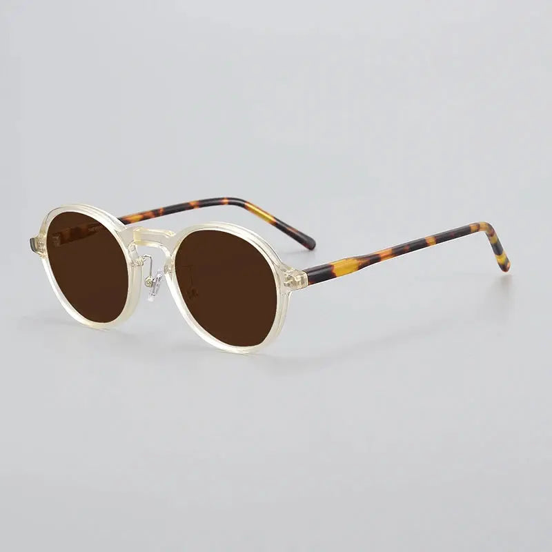 Unisex Round Full Rim Acetate Prescription Glasses 14543 — view 15 | Rx Spectacle