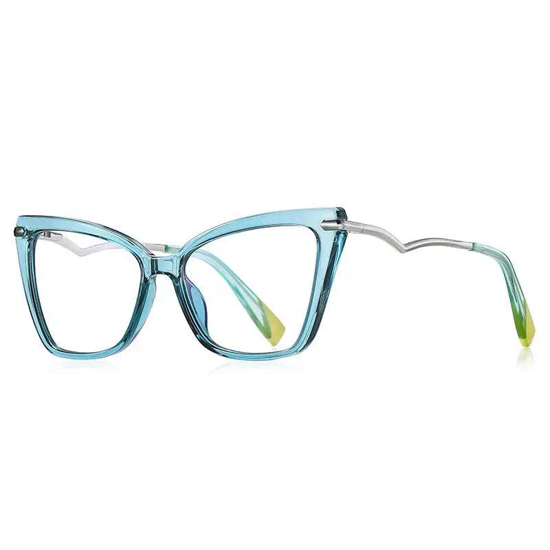 Women's Cat Eye Full Rim TR90 Prescription Glasses 21062 — view 6 | Rx Spectacle