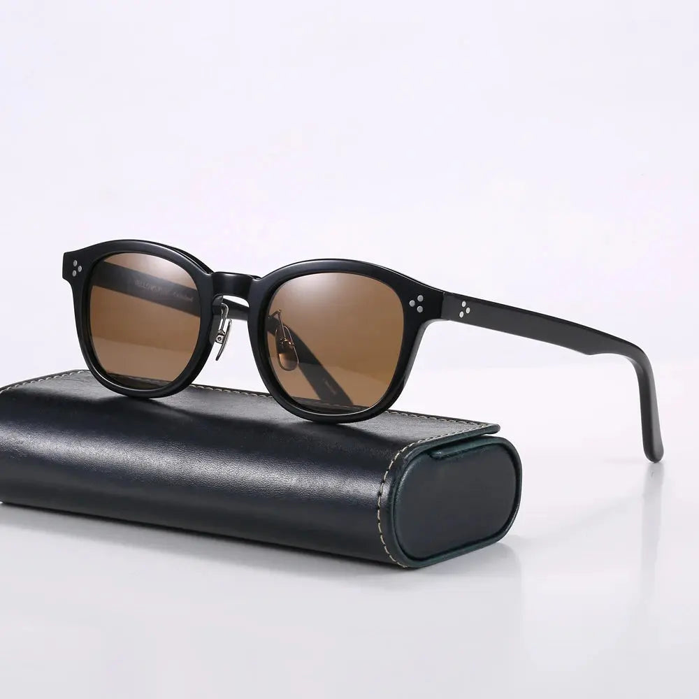Men's Square Full Rim Acetate Prescription Glasses 4950 — view 7 | Rx Spectacle