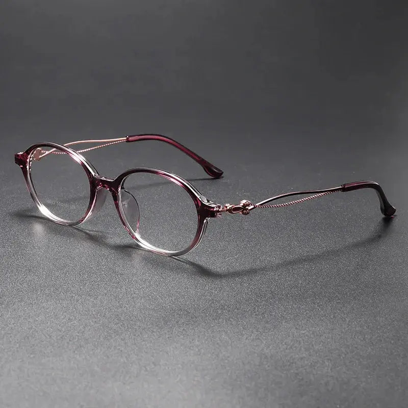 Women's Cat Eye Full Rim TR90 Prescription Glasses 726013 — view 3 | Rx Spectacle