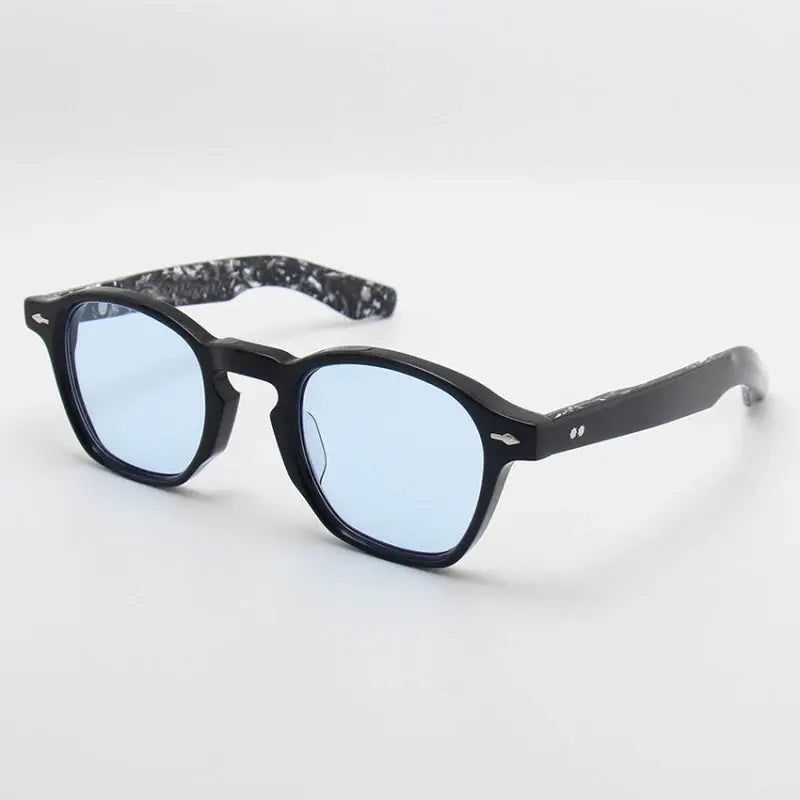 Unisex Square Full Rim Acetate Prescription Glasses 44144 — view 3 | Rx Spectacle