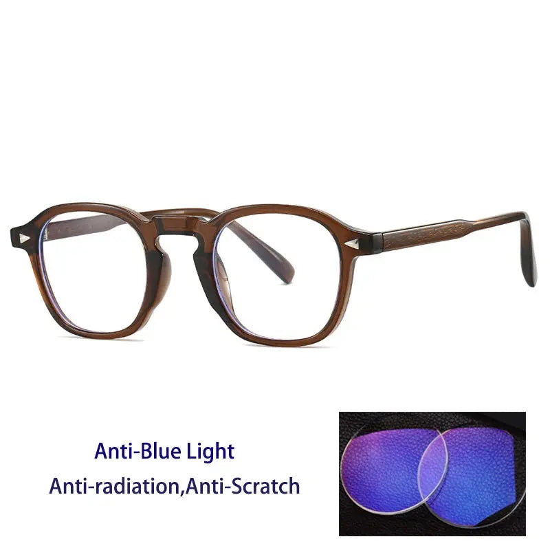 Unisex Oval Full Rim TR90 Prescription Glasses 280091 — view 4 | Rx Spectacle