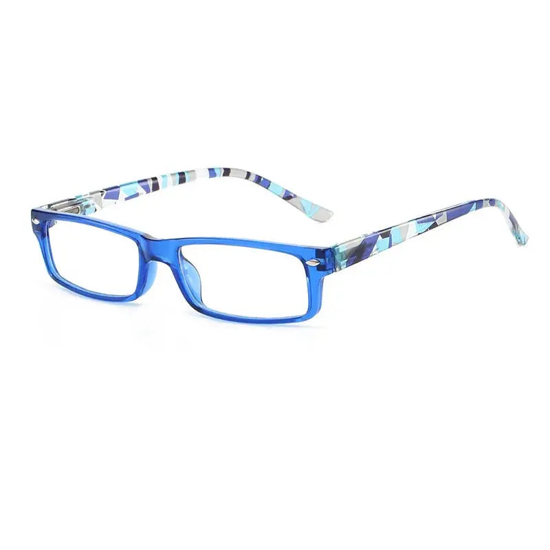 Women's Square Full Rim Alloy Reading Glasses 525004 — view 3 | Rx Spectacle