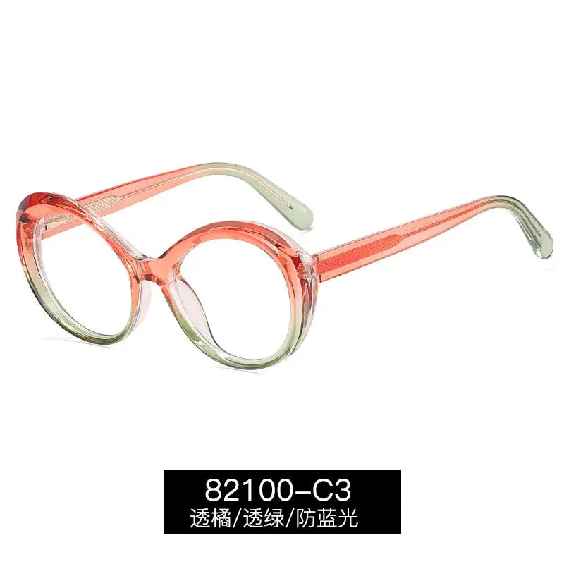 Unisex Oval Full Rim TR90 Prescription Glasses 369142 — view 8 | Rx Spectacle