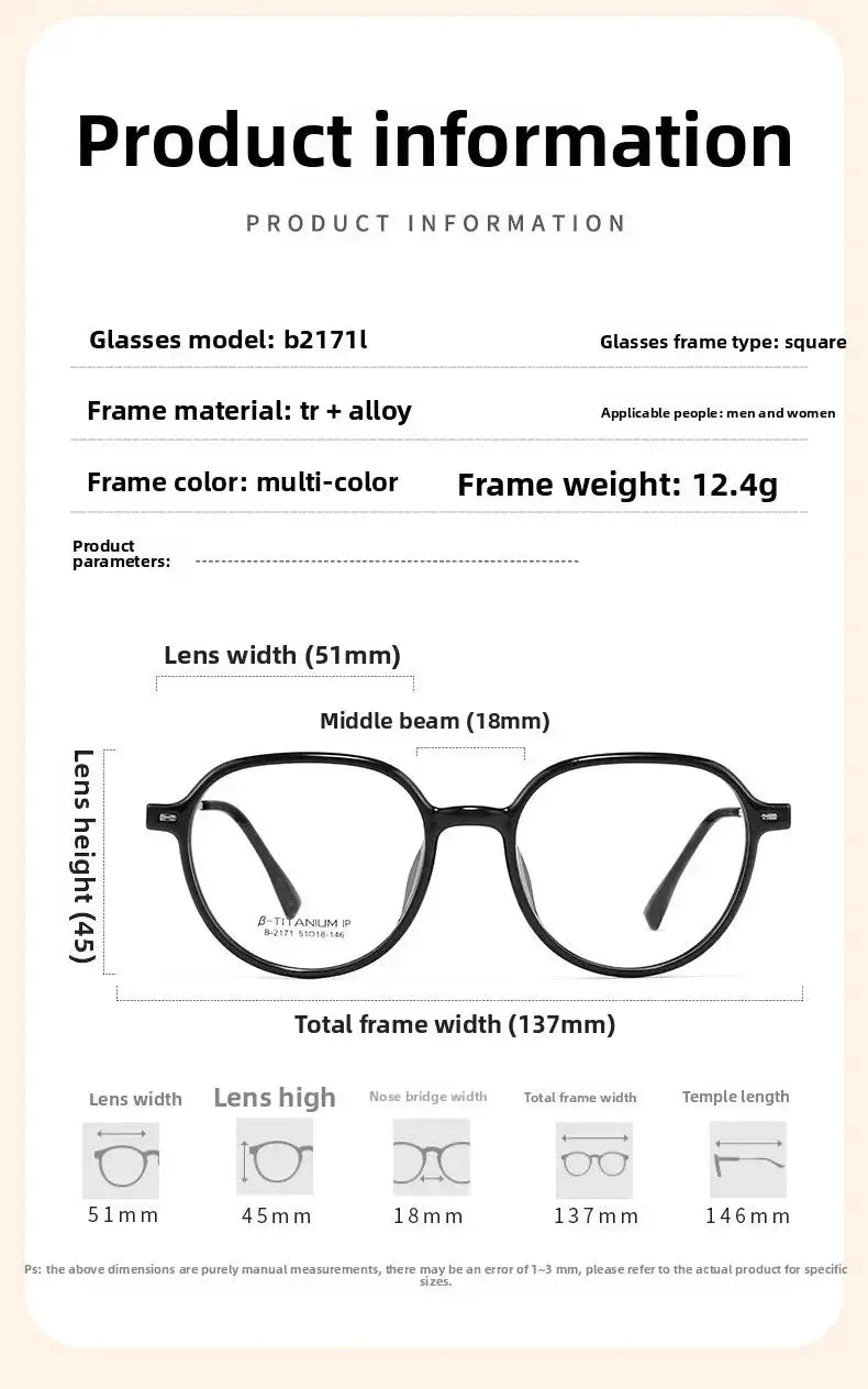 Women's Polygon Full Rim Titanium Prescription Glasses 90 — view 2 | Rx Spectacle