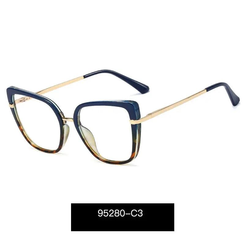 Women's Cat Eye Full Rim TR90 Prescription Glasses 195280 — view 5 | Rx Spectacle