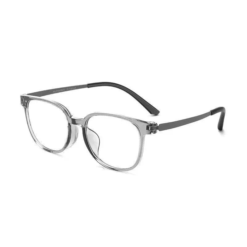 Unisex Square Full Rim Titanium Prescription Glasses 99905t — view 2 | Rx Spectacle