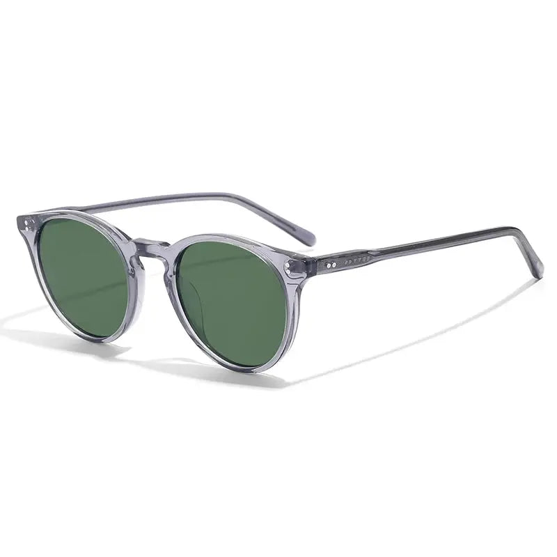 Round Full Rim Acetate Prescription Glasses 605183 — view 10 | Rx Spectacle