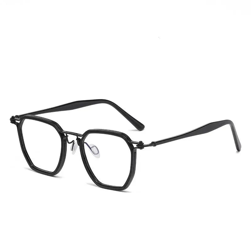 Men's Polygon Full Rim Titanium Prescription Glasses 586900 — view 3 | Rx Spectacle