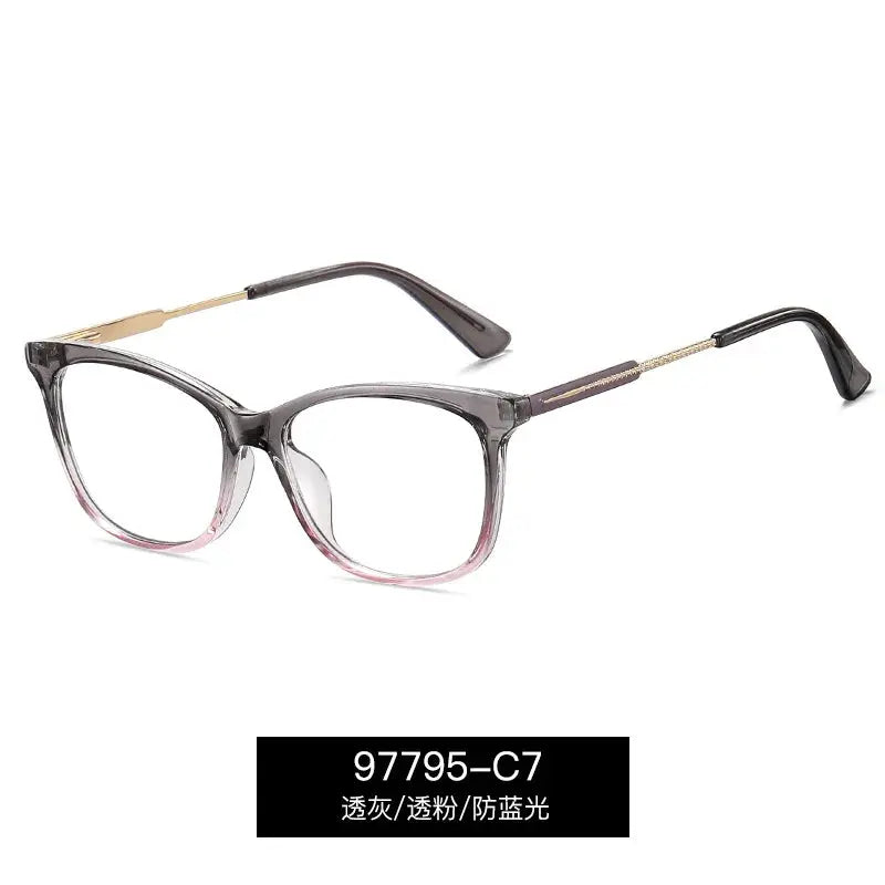 Women's Square Full Rim TR90 Prescription Glasses 397795 — view 9 | Rx Spectacle