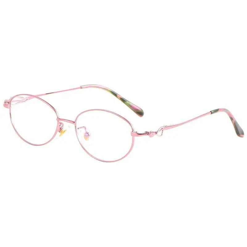 Women's Oval Full Rim Alloy Prescription Glasses 3524X — view 10 | Rx Spectacle