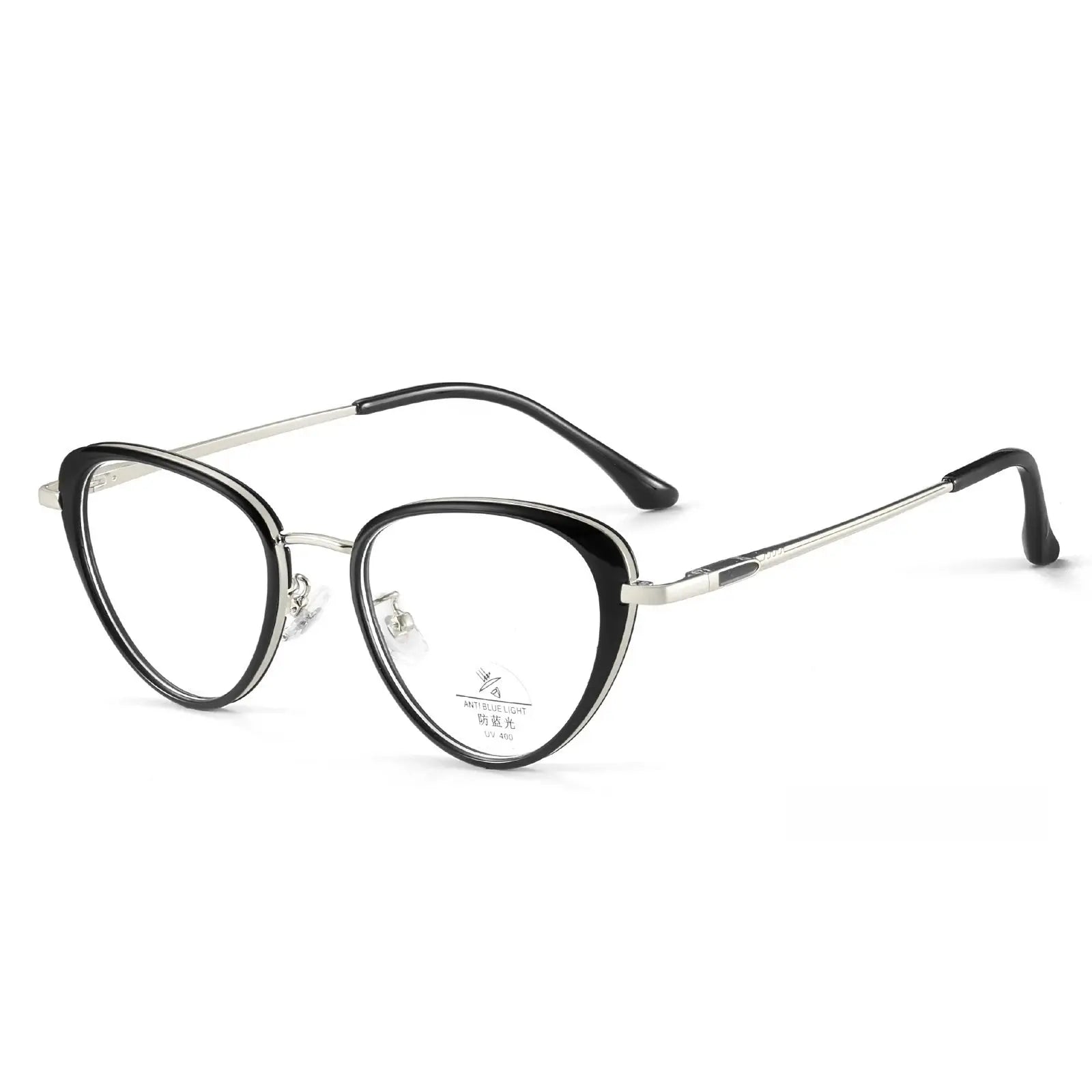 Women's Cat Eye Full Rim TR90 Prescription Glasses Y11931 — view 6 | Rx Spectacle