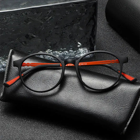 Unisex Round Full Rim Titanium Prescription Glasses 241172 — view 1 | Rx Spectacle