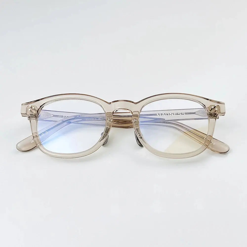 Unisex Browline Full Rim Acetate Prescription Glasses 492340 — view 6 | Rx Spectacle