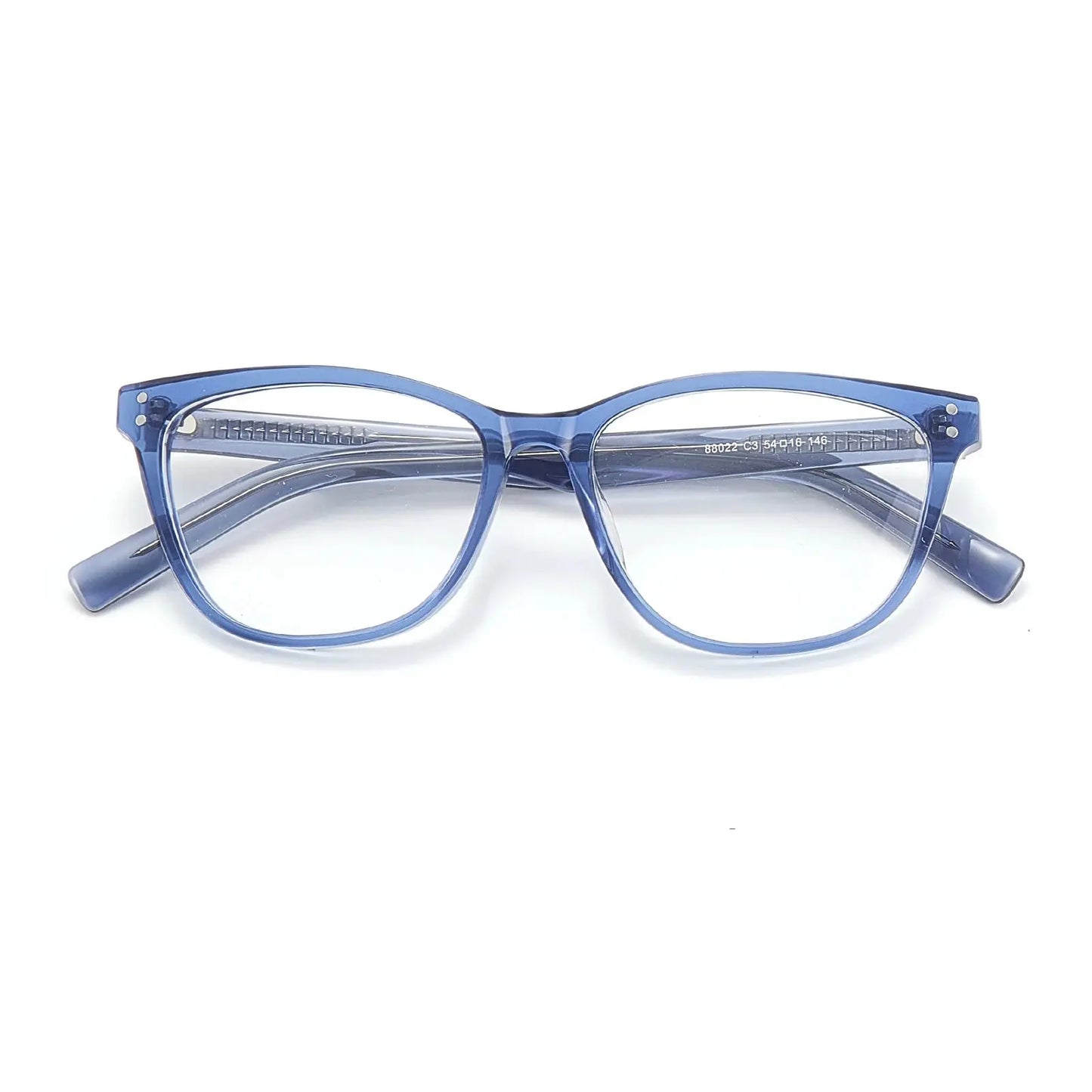 Women's Cat Eye Full Rim Acetate Prescription Glasses 88022 — view 5 | Rx Spectacle