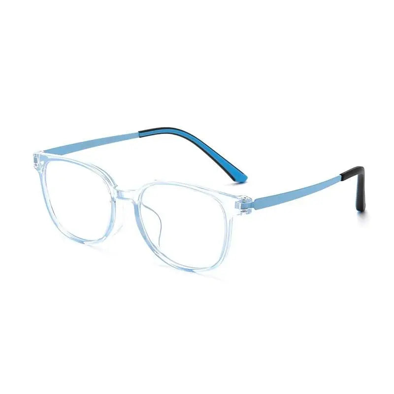 Unisex Square Full Rim Titanium Prescription Glasses 99905t — view 4 | Rx Spectacle