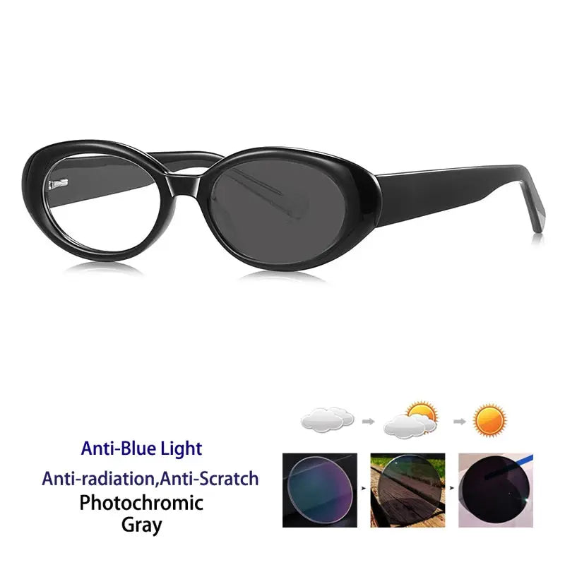 Women's Oval Full Rim Acetate Reading Glasses 629033 — view 7 | Rx Spectacle