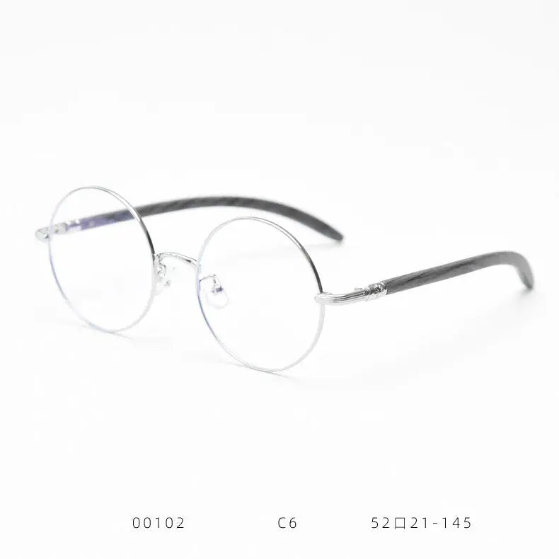 Unisex Round Full Rim TR90 Prescription Glasses 00102 — view 8 | Rx Spectacle