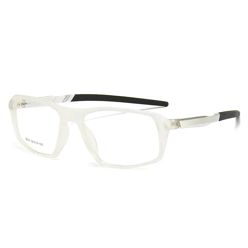 Unisex Square Full Rim TR90 Sports Glasses 5854 — view 8 | Rx Spectacle