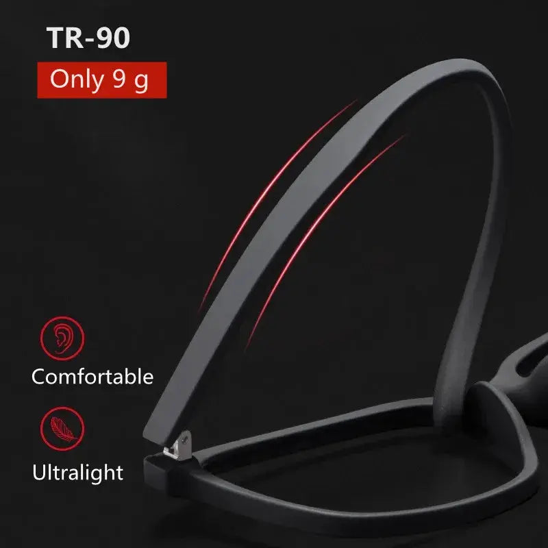 Unisex Square Full Rim TR90 Reading Glasses 98007 — view 4 | Rx Spectacle